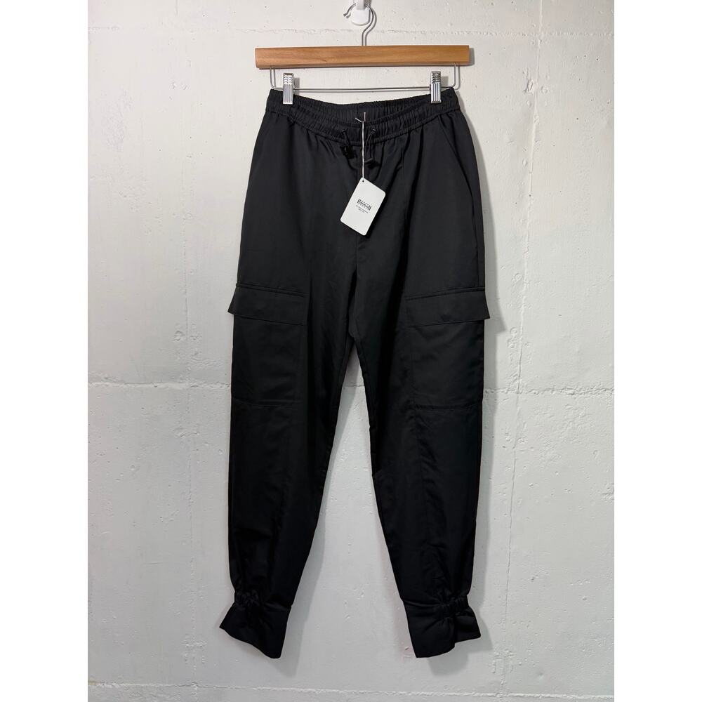 NEW Wolford Womens 80s Street Style Satin Trousers Size XS Black